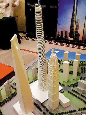 “上海中心”龍型建築方案 “上海中心”龍型建築方案
