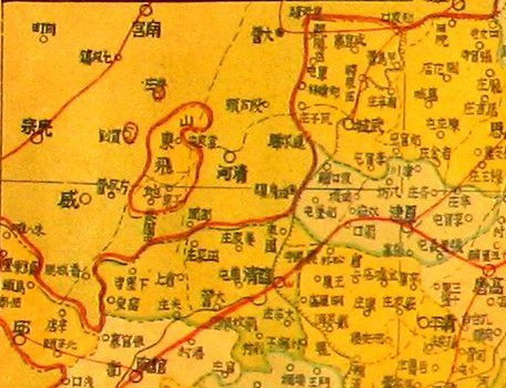 義和團所起源的山東飛地(今邢台市) 義和團所起源的山東飛地(今邢台市)