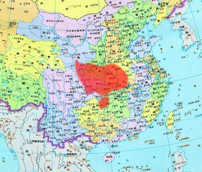 白蓮教起義和苗民起義範圍 白蓮教起義和苗民起義範圍