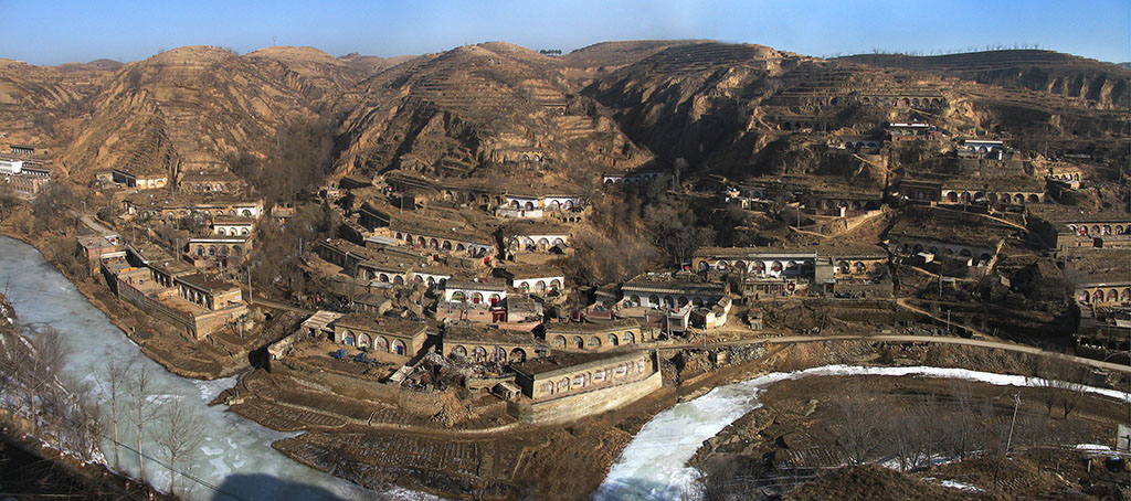 黃土高原居民區 黃土高原居民區