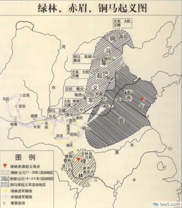 綠林、赤眉起義 綠林、赤眉起義
