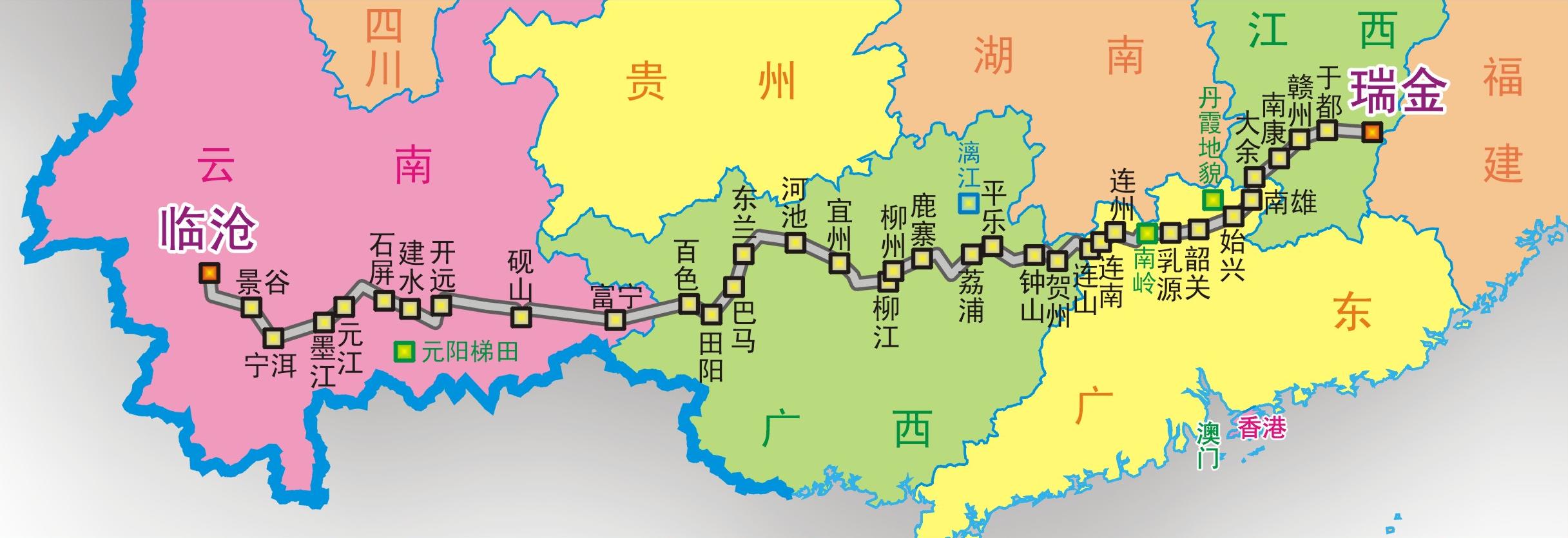 323國道走向略圖 323國道走向略圖