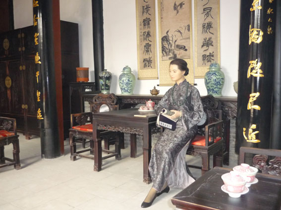劉青霞女士蠟像 劉青霞女士蠟像