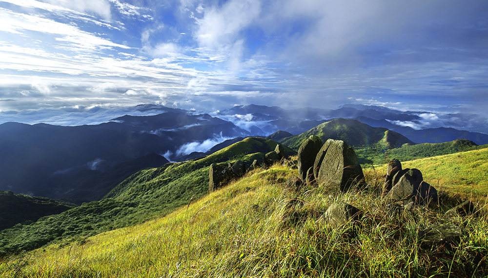 九連山主峰一帶 九連山主峰一帶