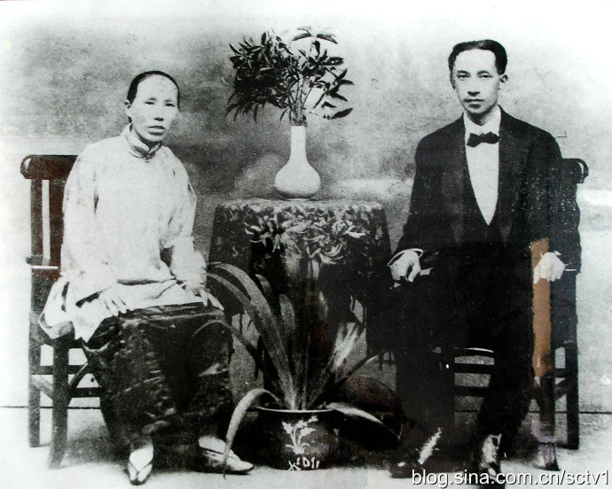 吳玉章與夫人游丙蓮 吳玉章與夫人游丙蓮