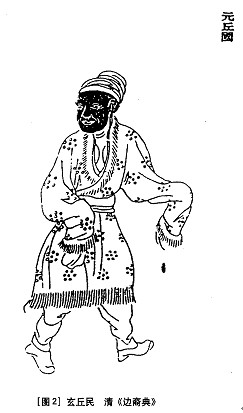 山海經.玄丘國(其人、物盡黑)圖 山海經.玄丘國(其人、物盡黑)圖