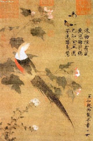 芙蓉錦雞圖 芙蓉錦雞圖