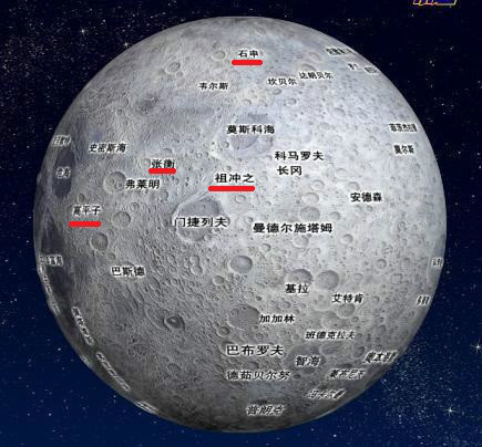石申月球環形山 石申月球環形山