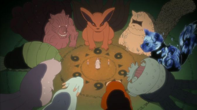 幼年的尾獸和六道仙人 幼年的尾獸和六道仙人