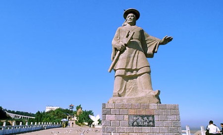 夏朝建立者啟的父親大禹像 夏朝建立者啟的父親大禹像