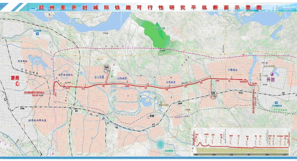 鄭開城際鐵路走向 鄭開城際鐵路走向