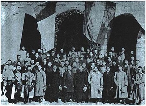 1911年12月,南京臨時政府成立時的各省代表 1911年12月,南京臨時政府成立時的各省代表