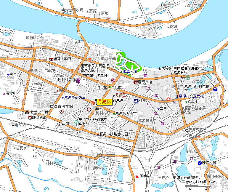 月湖區地圖 月湖區地圖