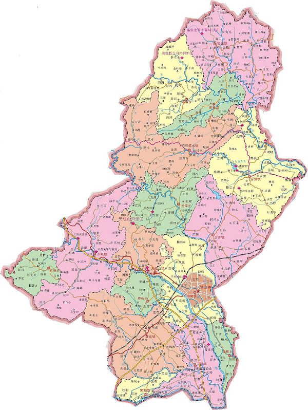 潛山市地圖 潛山市地圖
