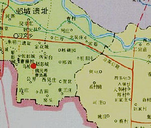 鄴南城與鄴北城均在臨漳縣 鄴南城與鄴北城均在臨漳縣