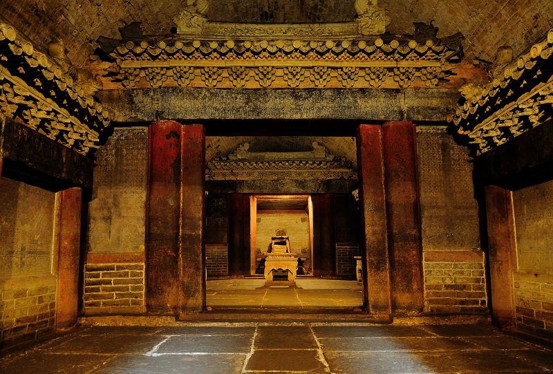 明蜀王陵地宮 明蜀王陵地宮