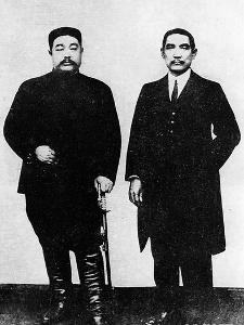 黎元洪(左)與孫中山 黎元洪(左)與孫中山