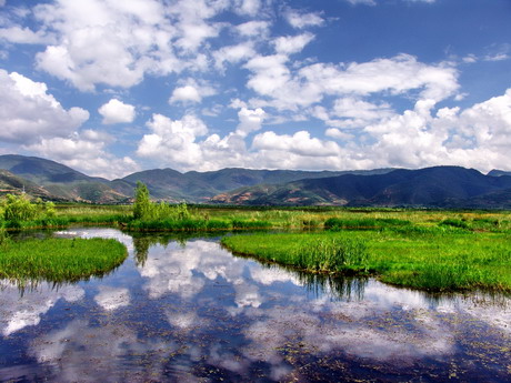 氐族居住地風景 氐族居住地風景
