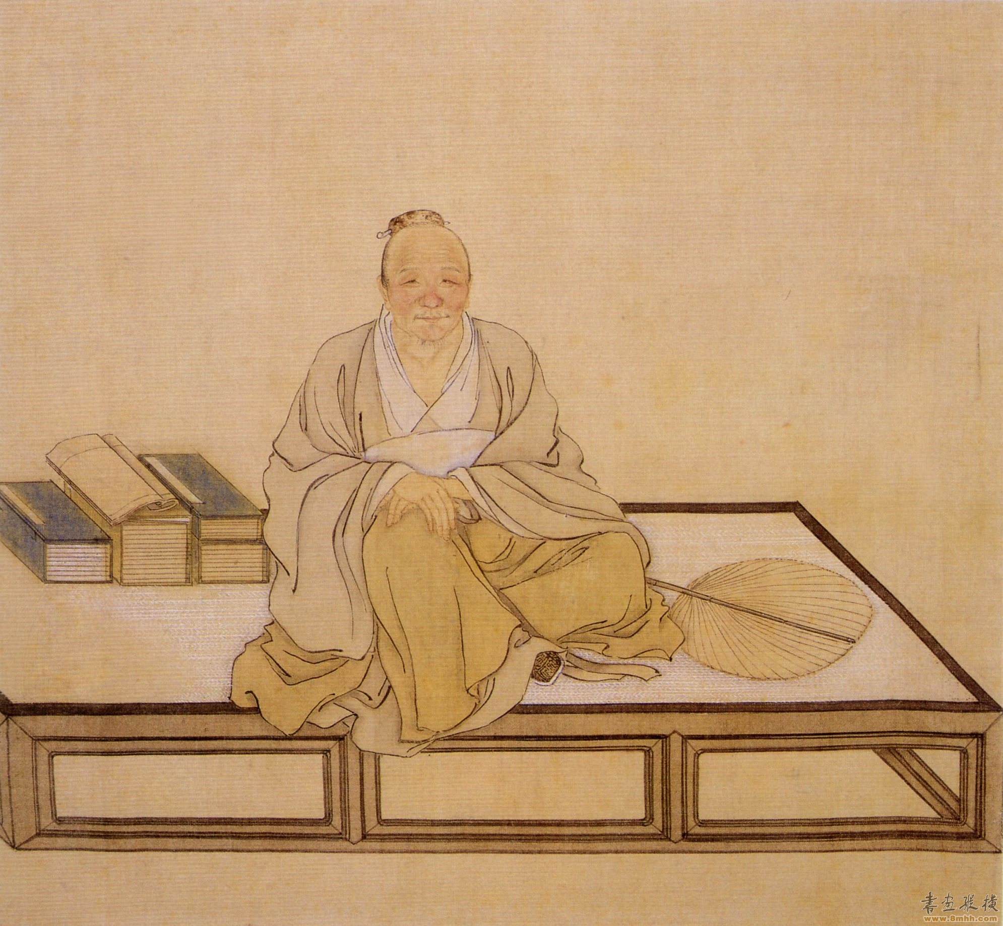清代徐璋繪《倪瓚像》