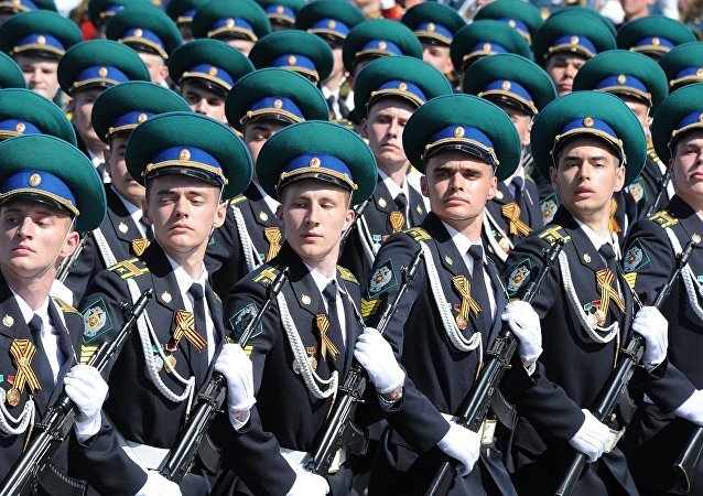 俄羅斯國民近衛軍捷爾任斯基獨立戰役師閱兵方隊 俄羅斯國民近衛軍捷爾任斯基獨立戰役師閱兵方隊
