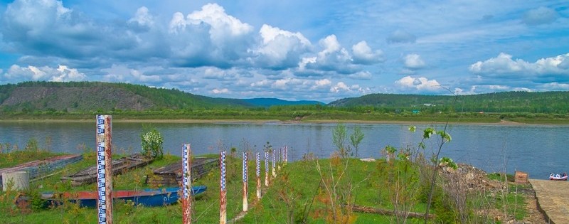 黑龍江幹流起點漠河縣洛古河村 黑龍江幹流起點漠河縣洛古河村
