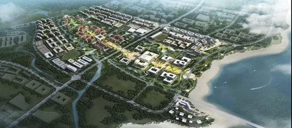 中國海洋大學西海岸校區總體規劃圖 中國海洋大學西海岸校區總體規劃圖