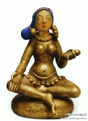 大寶法王所造塑像《度母像》 大寶法王所造塑像《度母像》