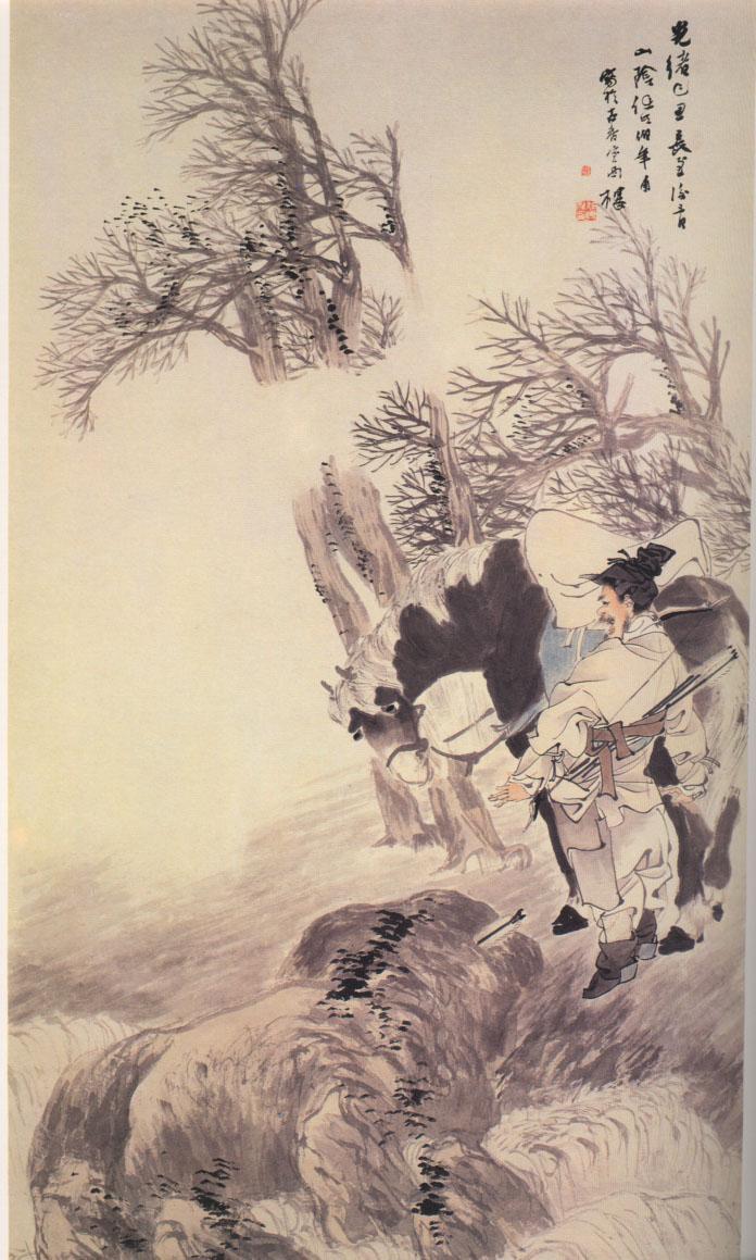 李廣射石圖 李廣射石圖