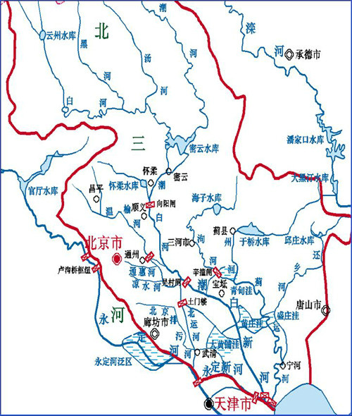北三河水系 北三河水系