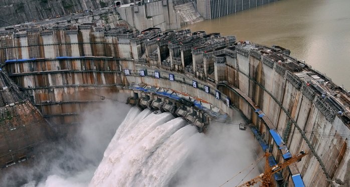 溪洛渡水電站大壩 溪洛渡水電站大壩