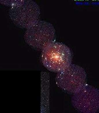 仙女星座的x射線照片 仙女星座的x射線照片
