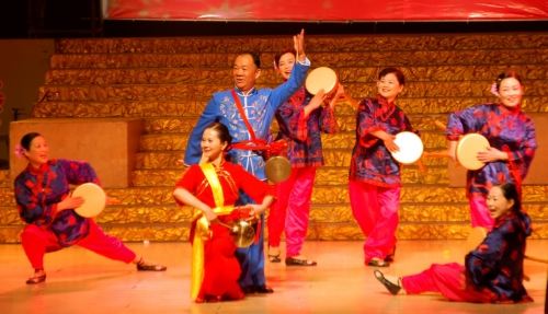 萍鄉春鑼表演隊參加第十四屆群星獎賽 萍鄉春鑼表演隊參加第十四屆群星獎賽