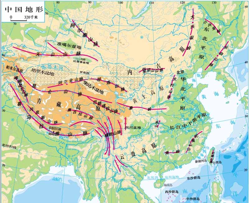 阿爾金山脈在中國的位置 阿爾金山脈在中國的位置