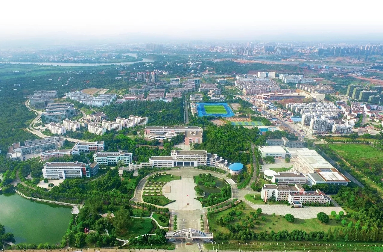 贛南師大校園鳥瞰圖 贛南師大校園鳥瞰圖