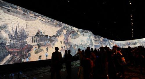 中國國家館大型多媒體《清明上河圖》 中國國家館大型多媒體《清明上河圖》
