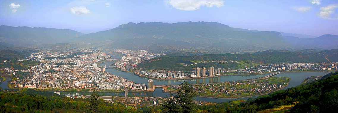 雅安城全景 雅安城全景
