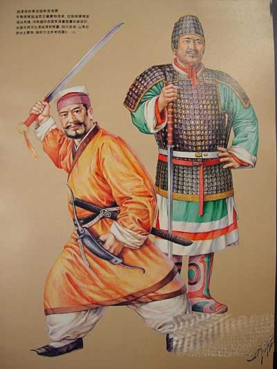 西漢騎兵服飾 西漢騎兵服飾