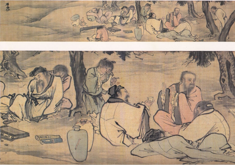 萬邦治《飲中八仙圖》 萬邦治《飲中八仙圖》