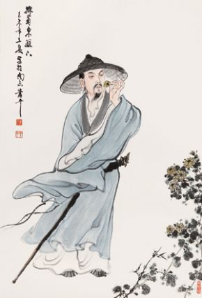 陶淵明像 陶淵明像