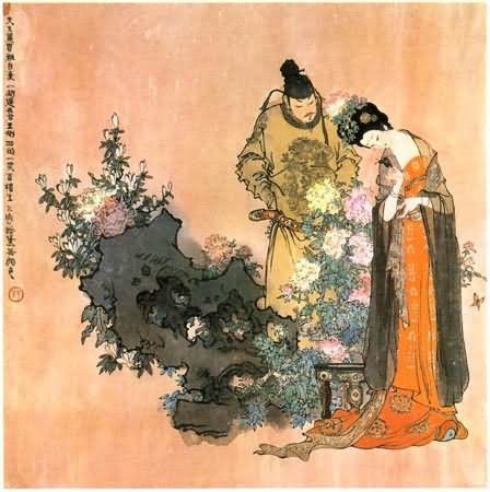 貴妃賞花 貴妃賞花