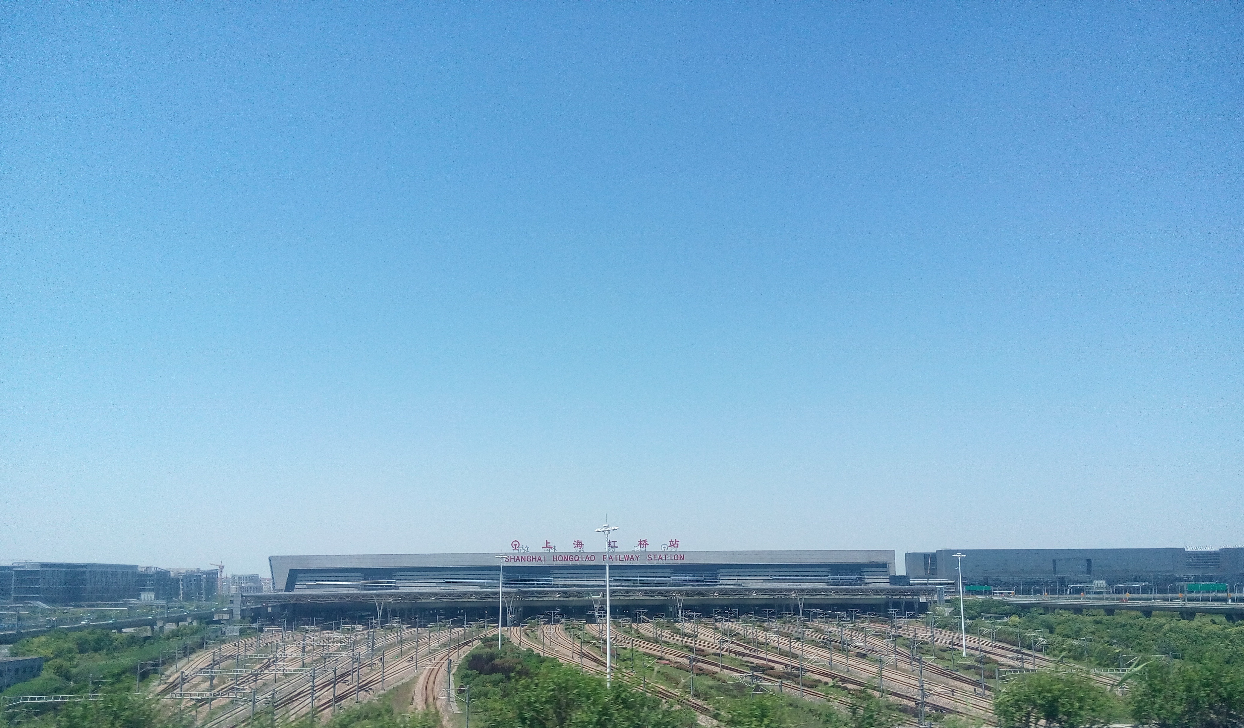 上海虹橋站遠景圖 上海虹橋站遠景圖