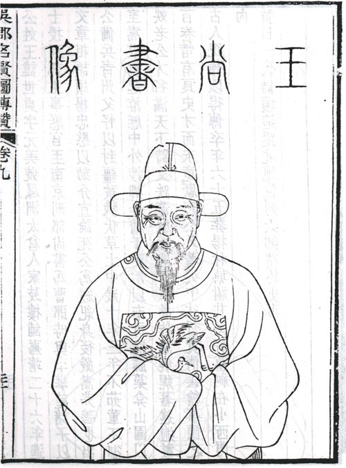 王世貞半身像 王世貞半身像