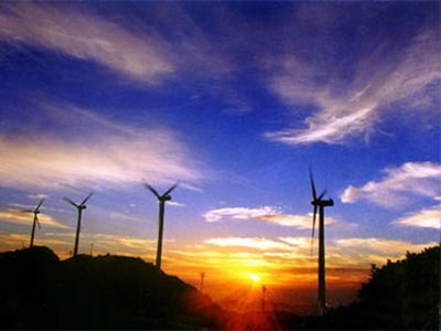括蒼山風力發電站 括蒼山風力發電站