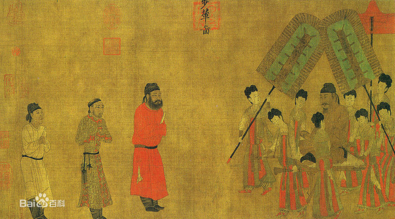步輦圖 步輦圖
