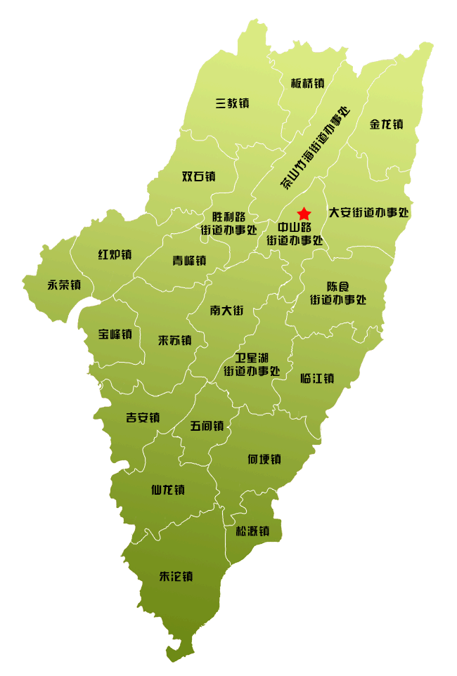 永川區行政區劃圖 永川區行政區劃圖