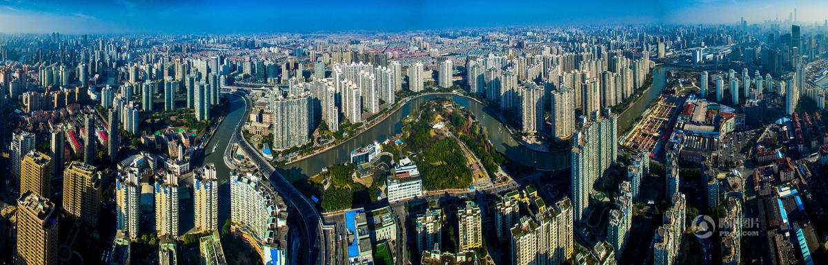 蘇州河十八灣全景 蘇州河十八灣全景