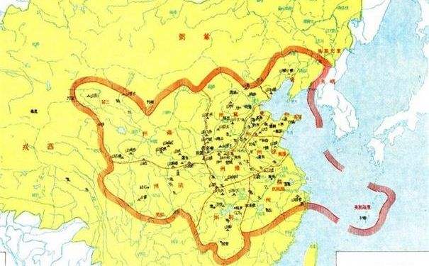 夏朝疆域圖 夏朝疆域圖