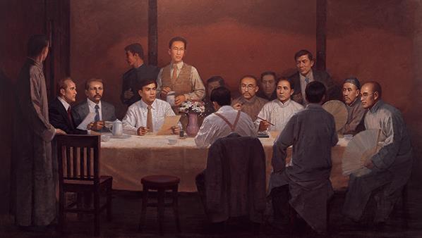 《曙光——中國共產黨成立(上海)》 石奇人 《曙光——中國共產黨成立(上海)》 石奇人