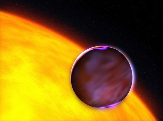 藝術家筆下的某恆星系統中的氣態行星 藝術家筆下的某恆星系統中的氣態行星