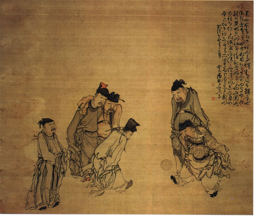 蹴鞠圖 蹴鞠圖